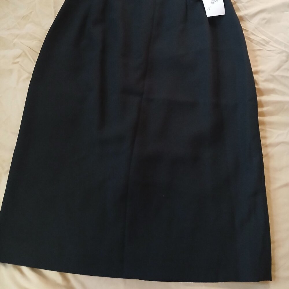 NWT Kasper ASL Pencil Skirt Black Sz 6P